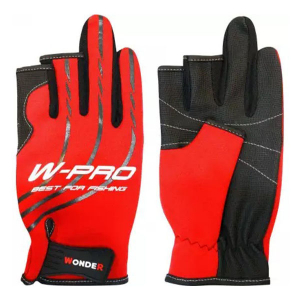 Перчатки без трех пальцев Wonder W-PRO Red M